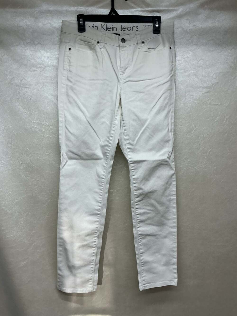 Calvin Klein Jeans Women's Ultimate Skinny White Denim Jeans